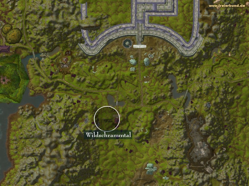 Wildschrammtal (Feral Scar Vale) Landmark WoW World of Warcraft 