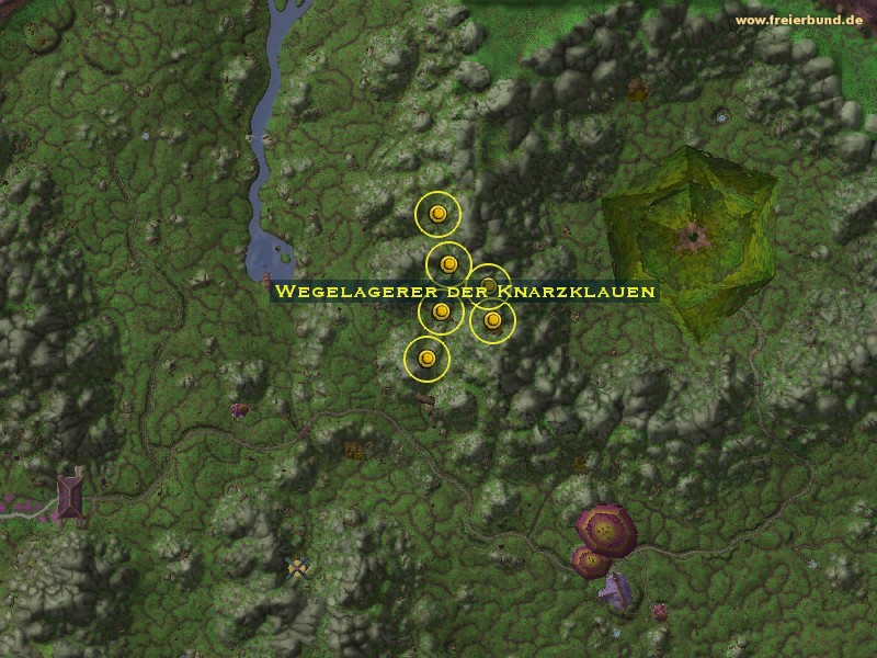 Wegelagerer der Knarzklauen (Gnarlpine Ambusher) Monster WoW World of Warcraft 