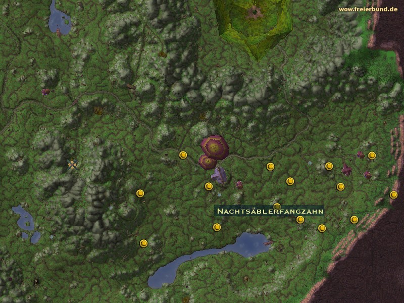 Nachtsäblerfangzahn (Nightsaber Fang) Quest-Gegenstand WoW World of Warcraft 
