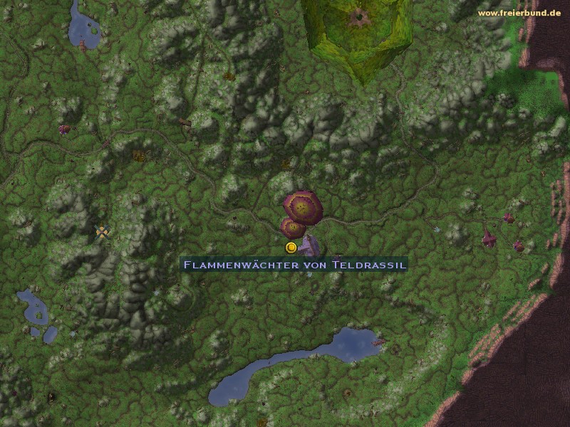 Flammenwächter von Teldrassil (Teldrassil Flame Warden) Quest NSC WoW World of Warcraft 
