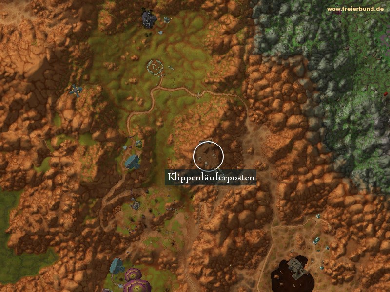 Klippenläuferposten (Cliffwalker Post) Landmark WoW World of Warcraft 
