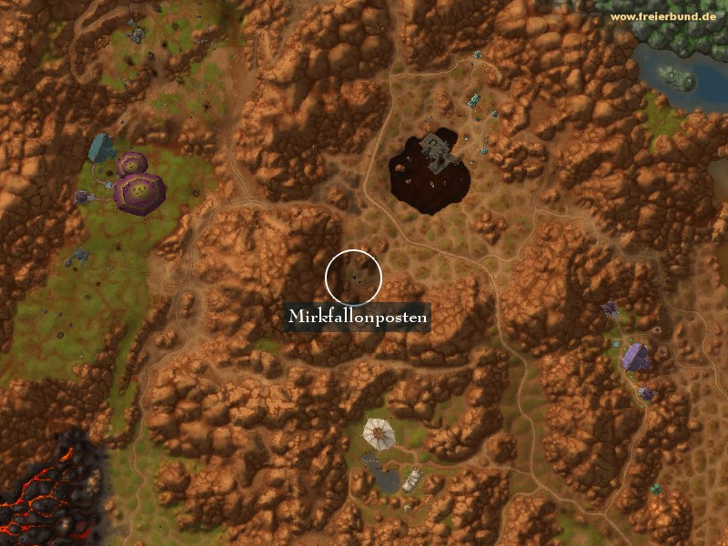 Mirkfallonposten (Mirkfallon Post) Landmark WoW World of Warcraft 