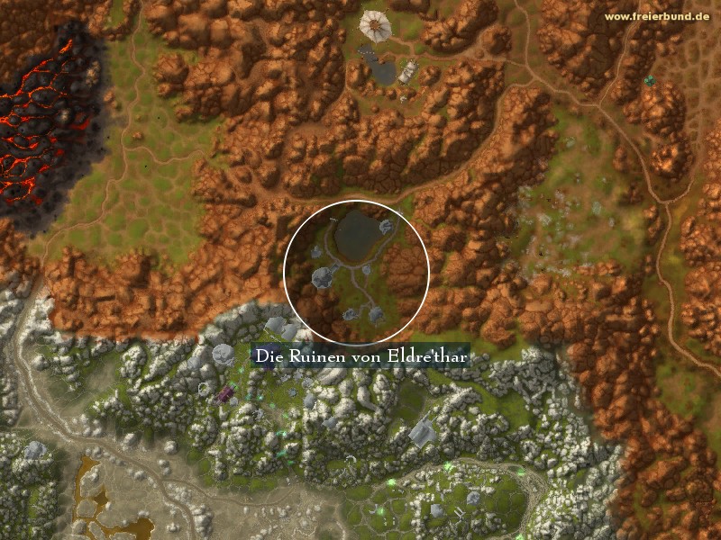 Die Ruinen von Eldre'thar (Ruins of Eldre'thar) Landmark WoW World of Warcraft 