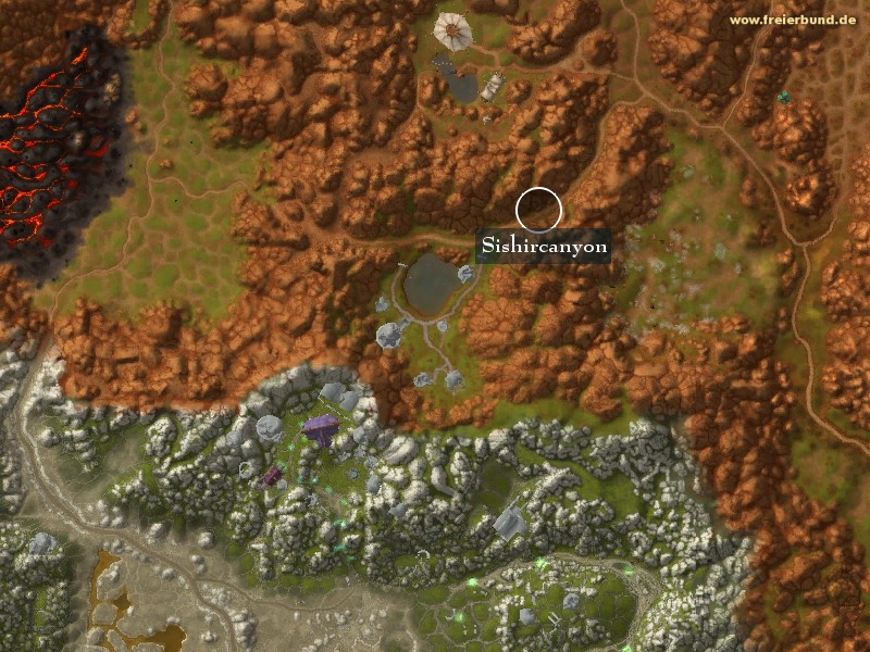 Sishircanyon (Sishircanyon) Landmark WoW World of Warcraft 