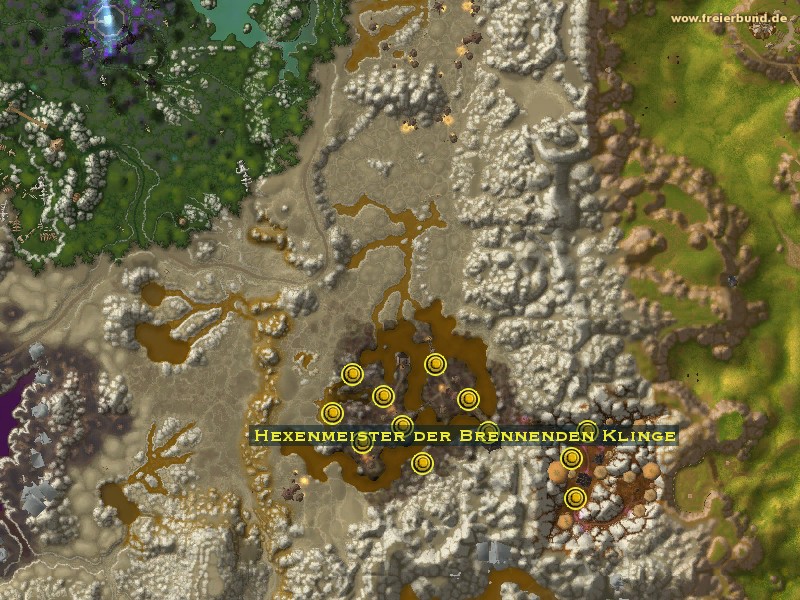 Hexenmeister der Brennenden Klinge (Burning Blade Warlock) Monster WoW World of Warcraft 
