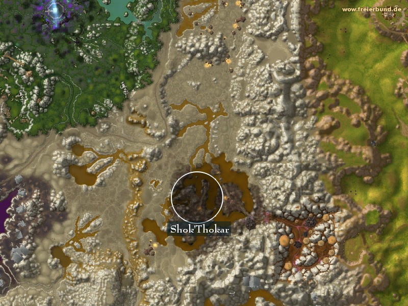Shok'Thokar (Shok'Thokar) Landmark WoW World of Warcraft 