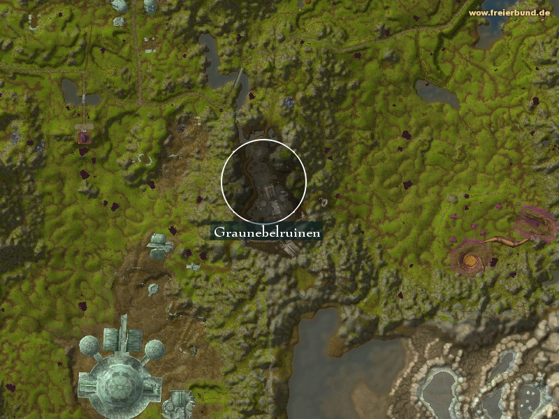 Graunebelruinen (Darkmist Ruins) Landmark WoW World of Warcraft 