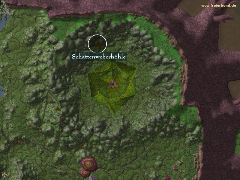 Schattenweberhöhle (Shadowthread Cave) Landmark WoW World of Warcraft 