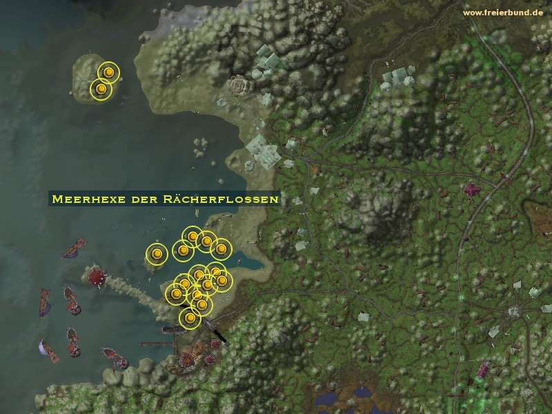Meerhexe der Rächerflossen (Wrathtail Sea Witch) Monster WoW World of Warcraft 