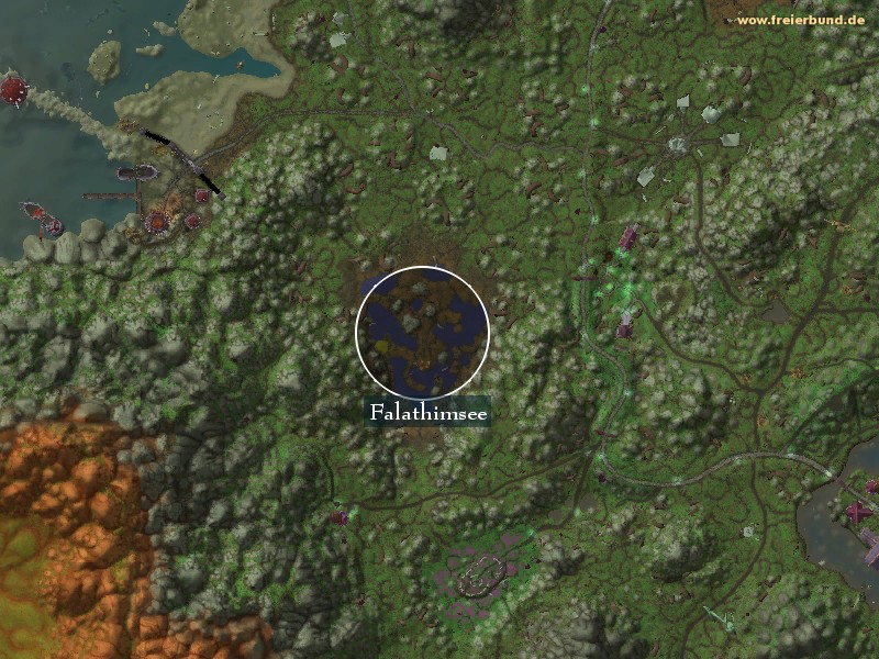 Falathimsee (Lake Falathim) Landmark WoW World of Warcraft 