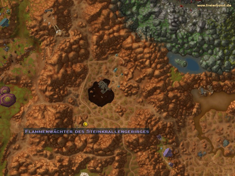 Flammenwächter des Steinkrallengebirges (Stonetalon Mountains Flame Warden) Quest NSC WoW World of Warcraft 