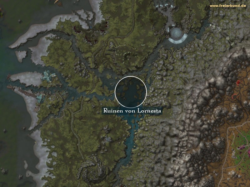 Ruinen von Lornesta (Ruins of Lornesta) Landmark WoW World of Warcraft 
