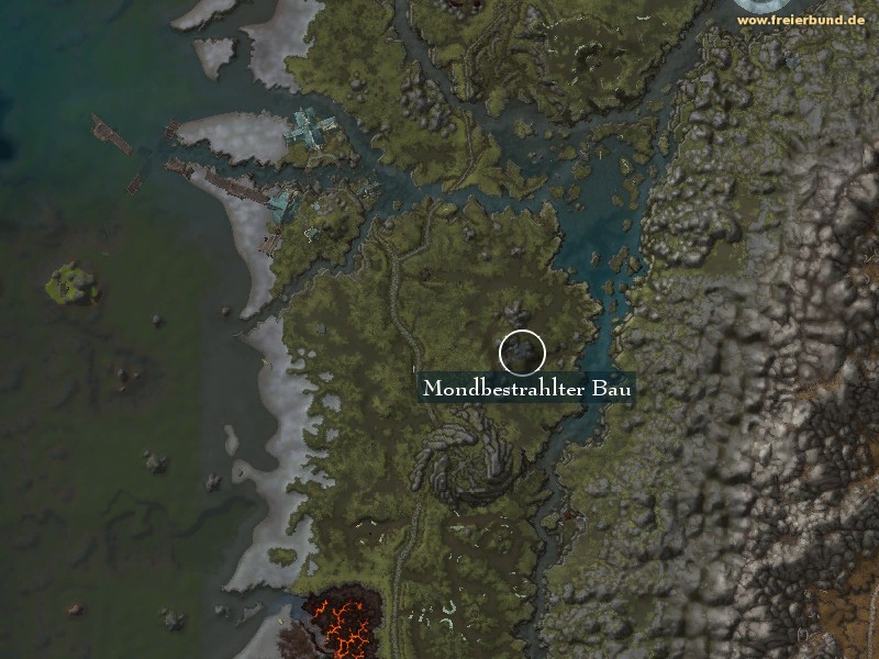 Mondbestrahlter Bau (Moontouched Den) Landmark WoW World of Warcraft 