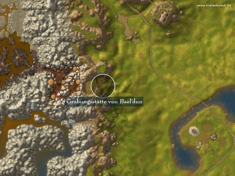 Grabungsstätte von Bael'dun (Bael'Dun Digsite) Landmark WoW World of Warcraft 