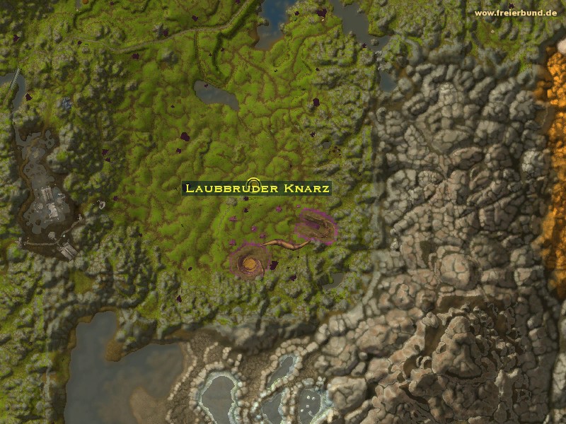 Laubbruder Knarz (Gnarl Leafbrother) Monster WoW World of Warcraft 