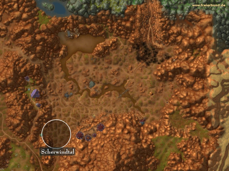 Scherwindtal (Windshear Valley) Landmark WoW World of Warcraft 