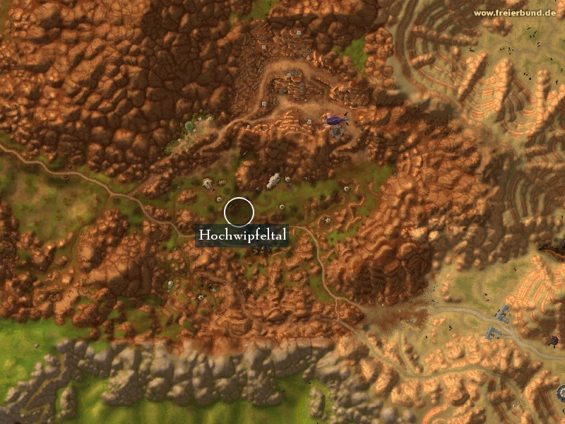 Hochwipfeltal (Greatwood Vall) Landmark WoW World of Warcraft 