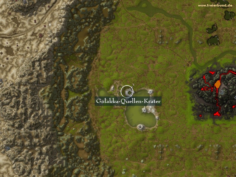 Golakka-Quellen-Krater (Golakka Hot Springs) Landmark WoW World of Warcraft 