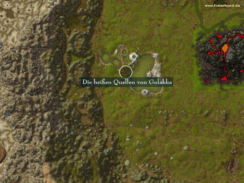 Die heißen Quellen von Golakka (Golakka Hot Springs) Landmark WoW World of Warcraft 