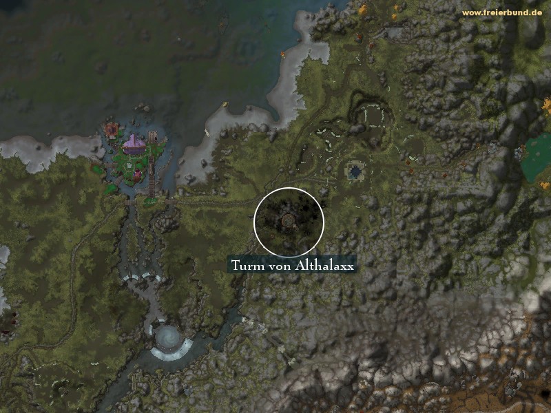 Turm von Althalaxx (Tower of Althalaxx) Landmark WoW World of Warcraft 