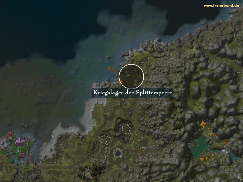 Kriegslager der Splitterspeere (Shatterspear War Camp) Landmark WoW World of Warcraft 