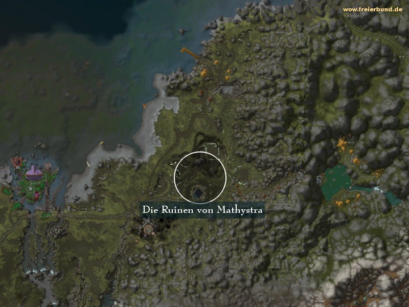 Die Ruinen von Mathystra (Ruins of Mathystra) Landmark WoW World of Warcraft 