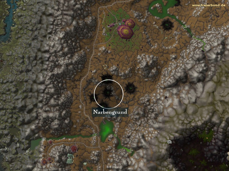 Narbengrund (Shatter Scar Vale) Landmark WoW World of Warcraft 