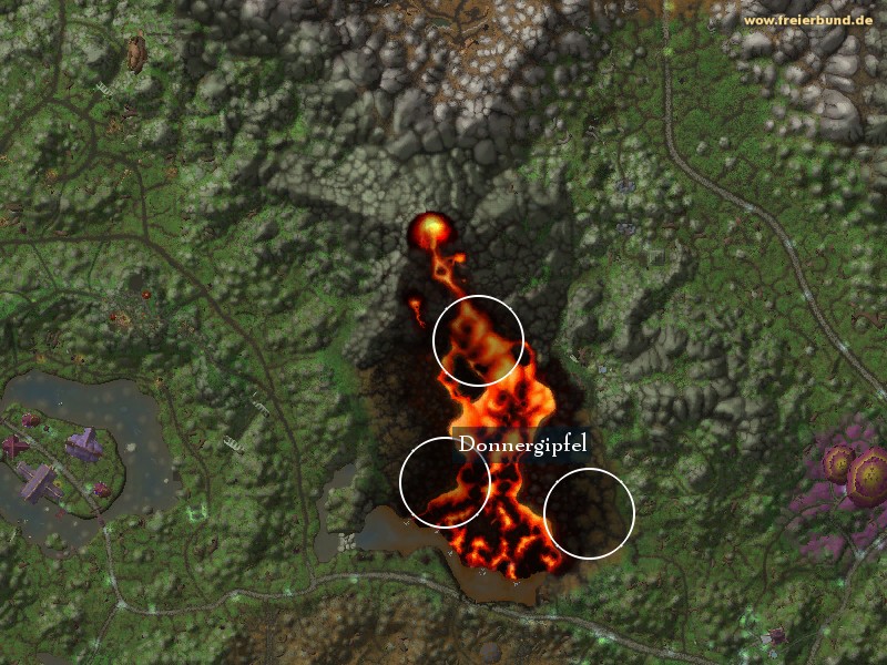 Donnergipfel (Thunder Peak) Landmark WoW World of Warcraft 