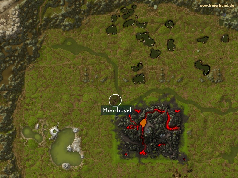 Mooshügel (Mossy Pile) Landmark WoW World of Warcraft 