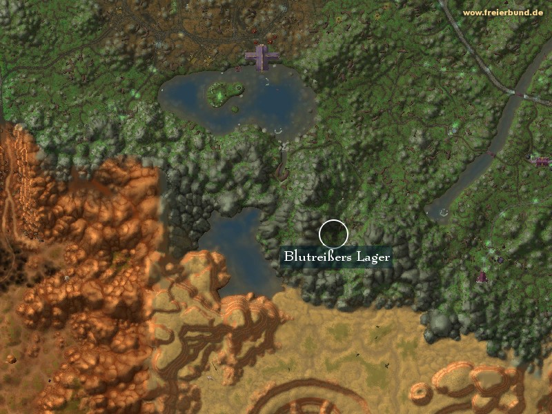 Blutreißers Lager (Bloodtooth Camp) Landmark WoW World of Warcraft 