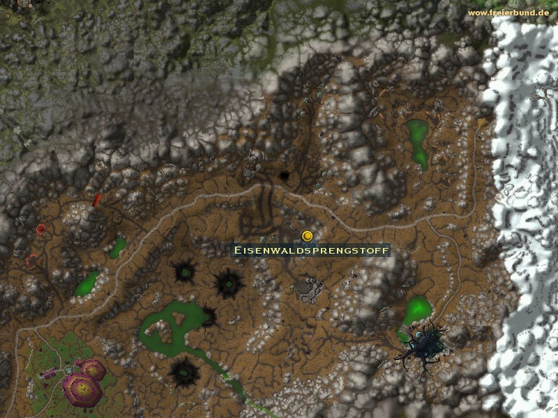 Eisenwaldsprengstoff (Irontree Explosives) Quest-Gegenstand WoW World of Warcraft 
