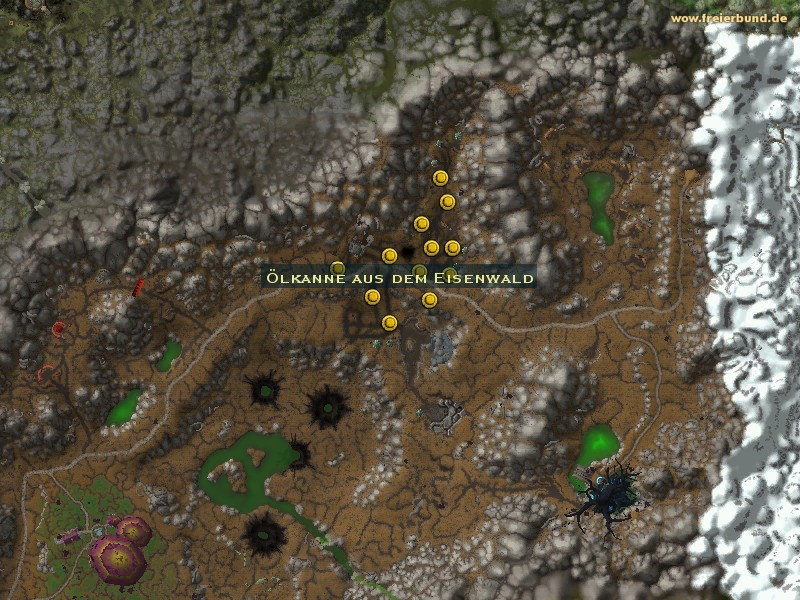 Ölkanne aus dem Eisenwald (Irontree Oilcan) Quest-Gegenstand WoW World of Warcraft 
