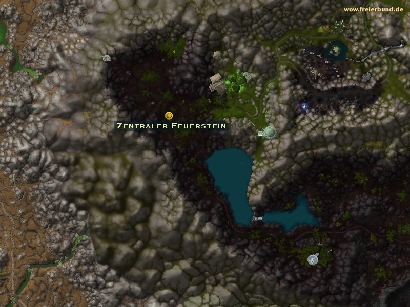 Zentraler Feuerstein (Central Firestone) Quest-Gegenstand WoW World of Warcraft 