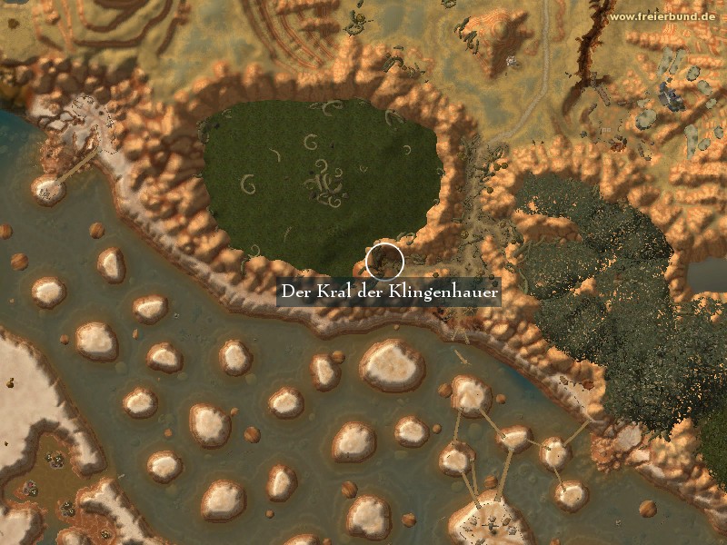 Der Kral der Klingenhauer (Razorfen Kraul) Landmark WoW World of Warcraft 
