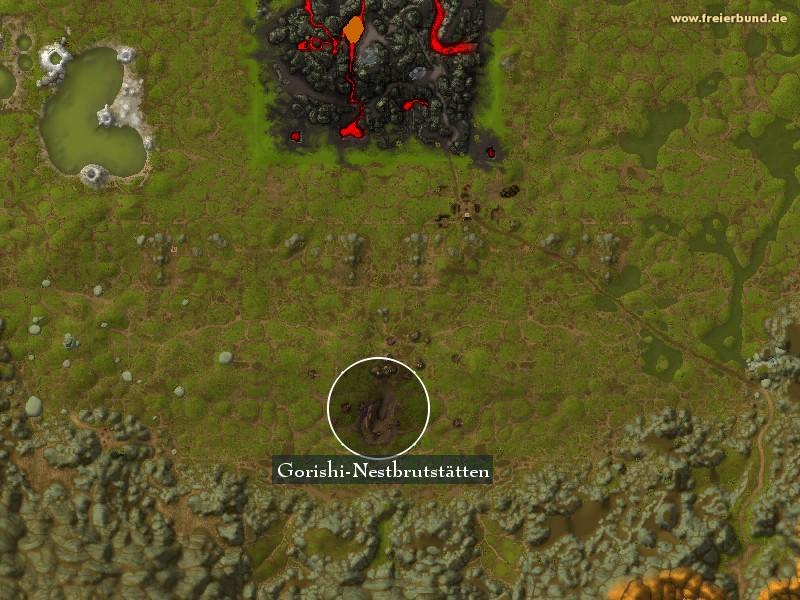 Gorishi-Nestbrutstätten (Gorishi hive hatcheries) Landmark WoW World of Warcraft 