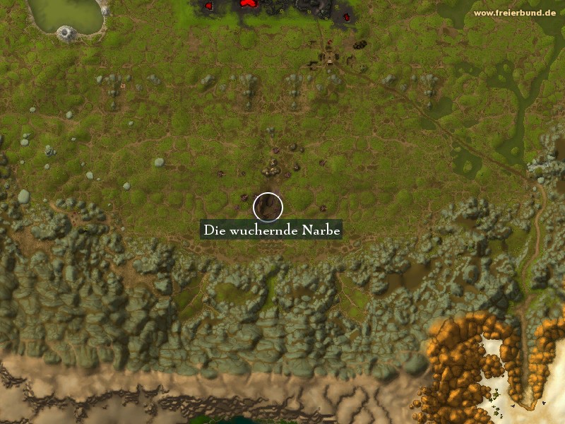 Die wuchernde Narbe (The Slithering Scar) Landmark WoW World of Warcraft 