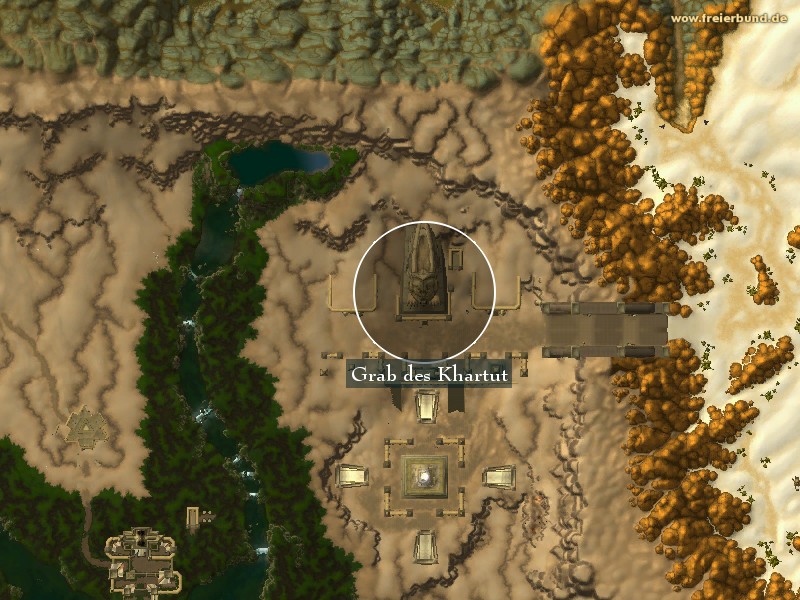 Grab des Khartut (Khartut's Tomb) Landmark WoW World of Warcraft 