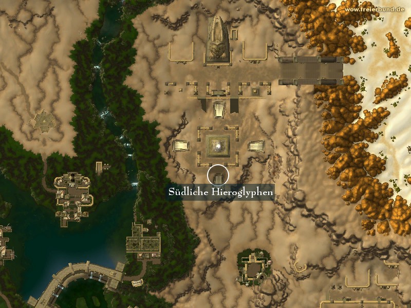 Südliche Hieroglyphen (Southern Hieroglyphs) Landmark WoW World of Warcraft 