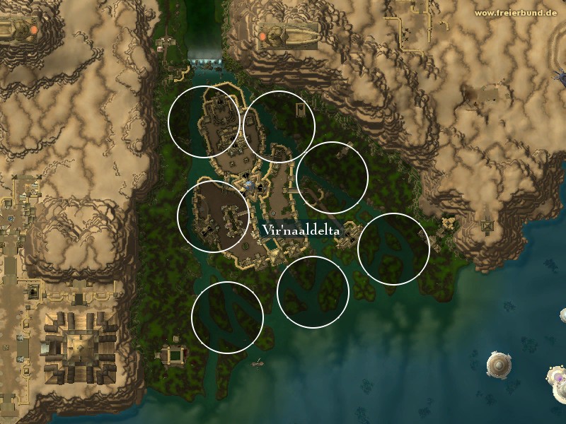 Vir'naaldelta (Vir'naal Delta) Landmark WoW World of Warcraft 