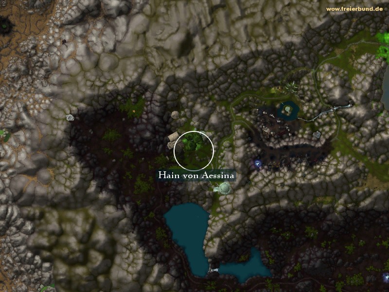 Hain von Aessina (Grove of Aessina) Landmark WoW World of Warcraft 