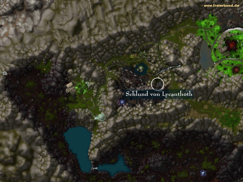 Schlund von Lycanthoth (Maw of Lycanthoth) Landmark WoW World of Warcraft 