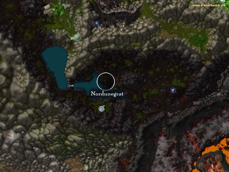 Nordunegrat (Nordune Ridge) Landmark WoW World of Warcraft 