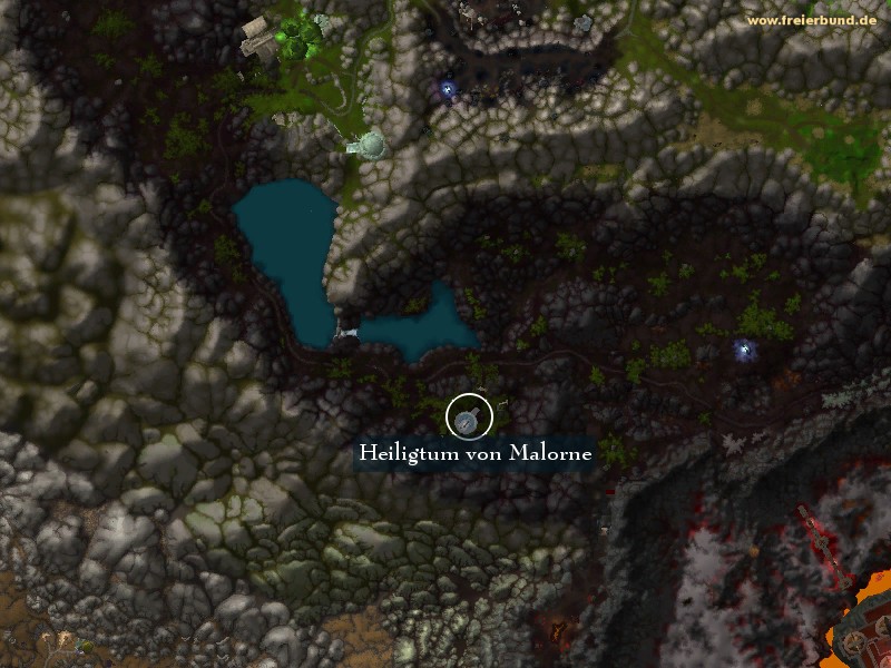 Heiligtum von Malorne (Sanctuary of Malorne) Landmark WoW World of Warcraft 