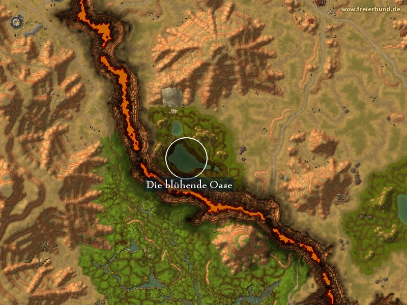 Die blühende Oase (Lushwater Oasis) Landmark WoW World of Warcraft 