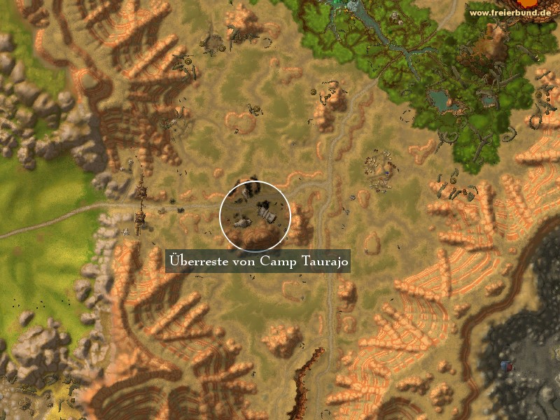 Überreste von Camp Taurajo (Remains of Camp Taurajo) Landmark WoW World of Warcraft 