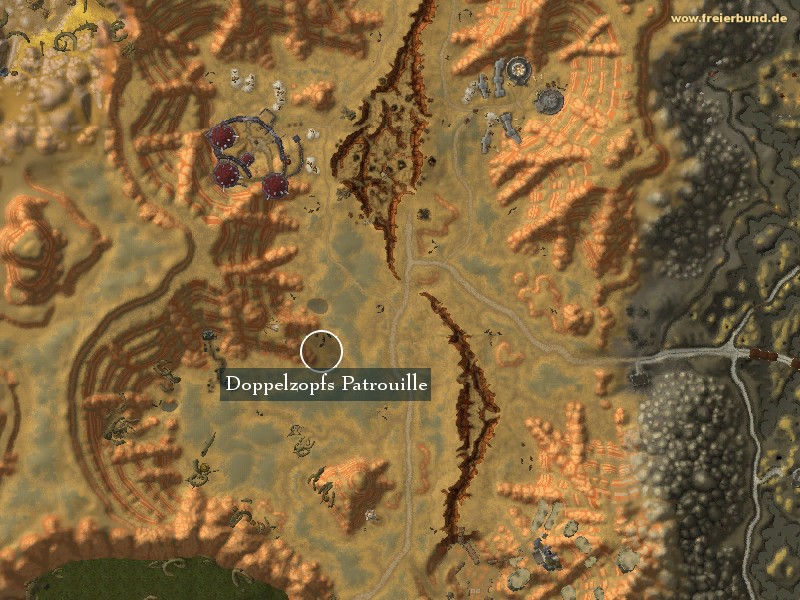 Doppelzopfs Patrouille (Twinbraid's Patrol) Landmark WoW World of Warcraft 