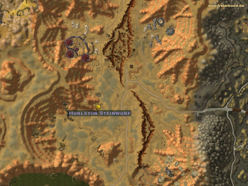 Hurlston Steinwurf (Hurlston Stonesthrow) Quest NSC WoW World of Warcraft 