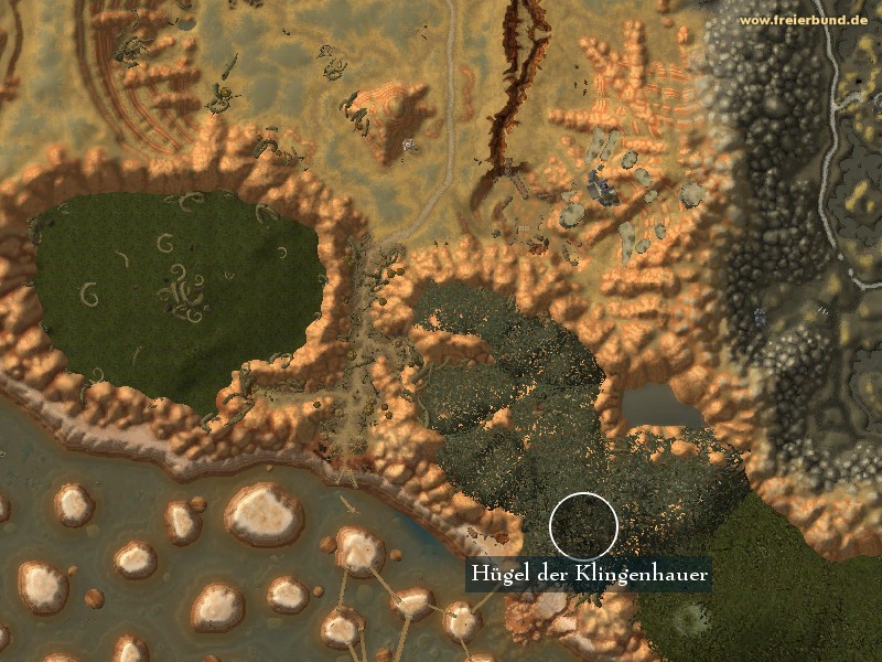 Hügel der Klingenhauer (Razorfen Downs) Landmark WoW World of Warcraft 