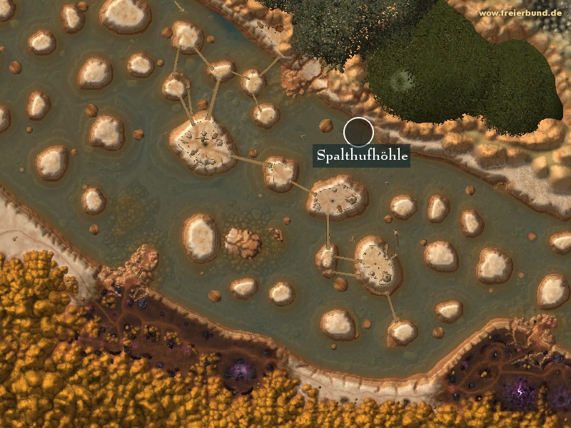 Spalthufhöhle (Splithoof Hold) Landmark WoW World of Warcraft 