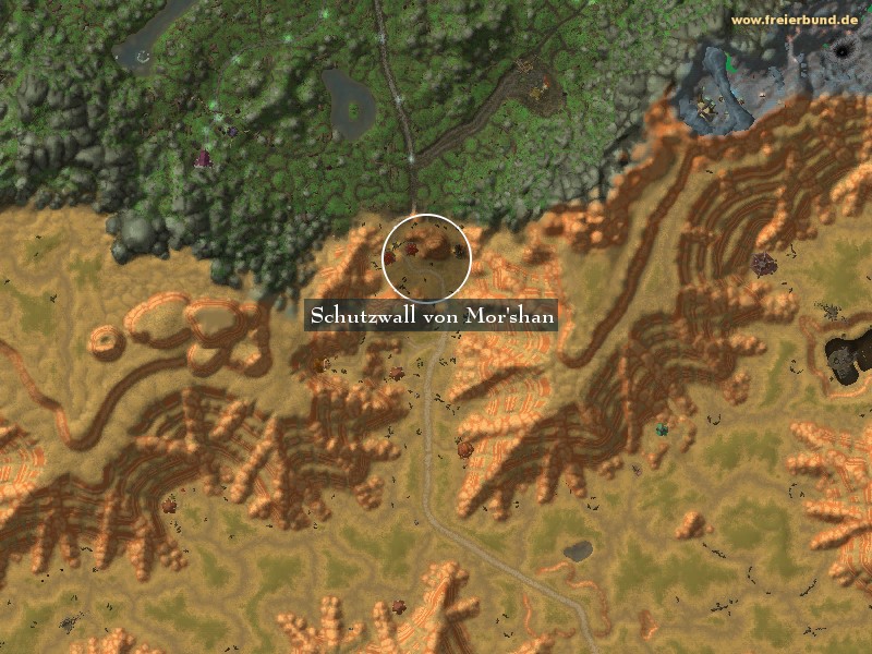 Schutzwall von Mor'shan (The Mor'shan Rampart) Landmark WoW World of Warcraft 
